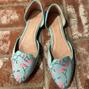 Restricted D' Orsay flamingo flats